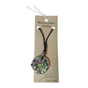 Storrs Medicine Stone Jewelry Abalone Necklace